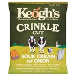 Keoghs Crinkle Cut Sour Cream & Shamrock (125 g)